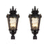 Vintage Lantern 2X 63.5cm Outdoor Post Lantern Light Classic Charm Elegant Patio Antique Inspired Outdoor Lighting