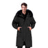 abbee Black 2XL Winter Fur Hooded Thick Overcoat Jacket Stylish Lightweight Quilted Warm Puffer Coat