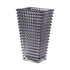SOGA 22cm Modern Gray Ceramic Glass Vase Home Decor