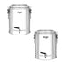SOGA 2X 40L Stainless Steel Insulated Stock Pot Dispenser Hot & Cold Beverage Container With Tap