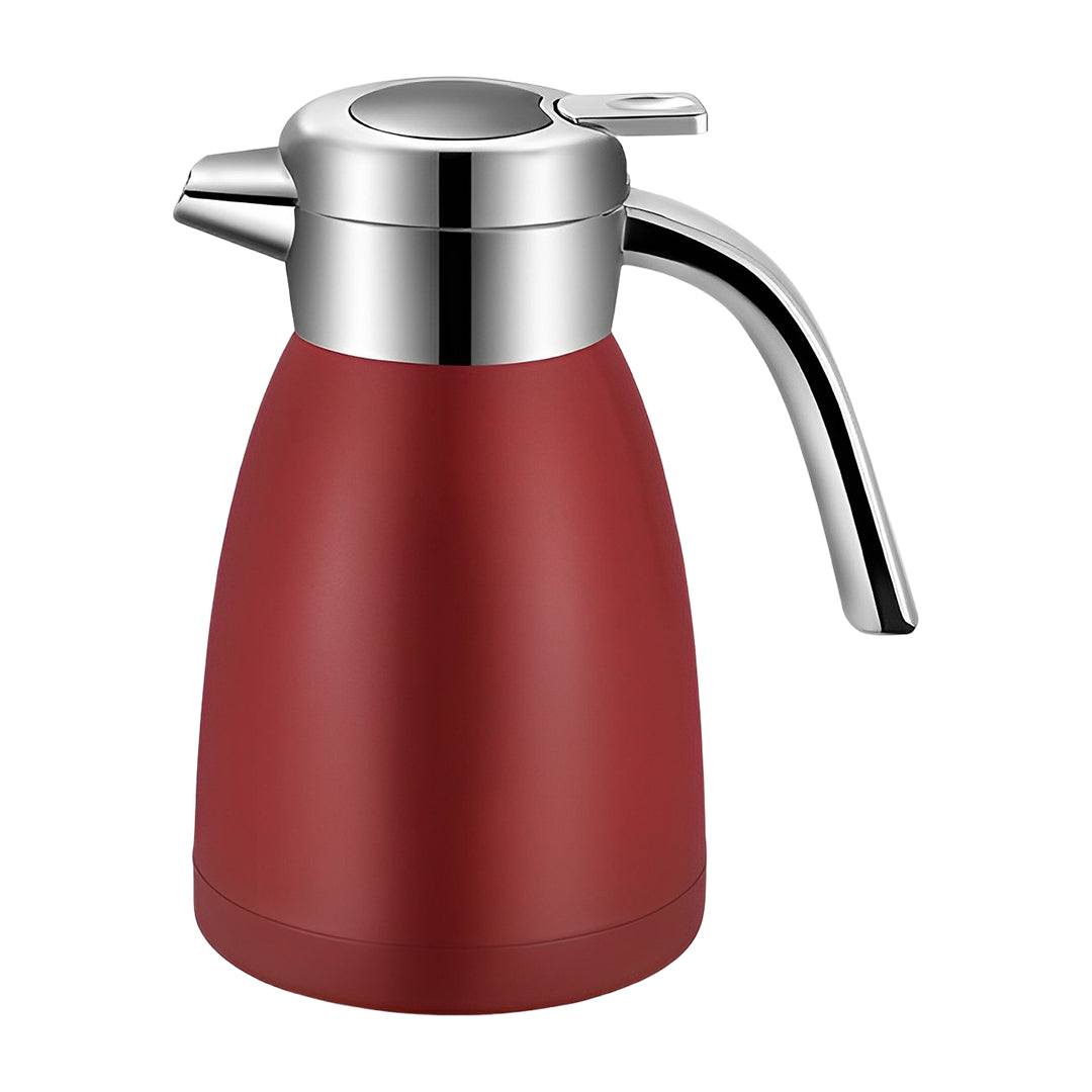 SOGA 1.8L Stainless Steel Insulated Vacuum Flask Water Coffee Jug Thermal Red