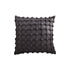 SOGA 50cm Black Medieval-style Puff Rivet Square Product Throw Pillow