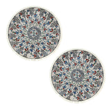SOGA 2X 120cm Mandala Area Rug for Living Room Lounge, Bedroom, Anti-slip Doormat, Home Decor