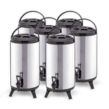 SOGA 6X 8L Portable Insulated Cold/Heat Coffee Tea Beer Barrel Brew Pot With Dispenser