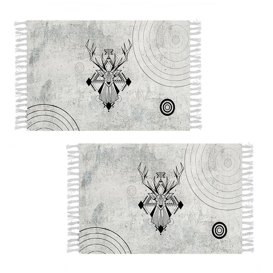 SOGA 2X 90cm Woven Minimalist Bedroom Area Rug Carpet, Home Decor
