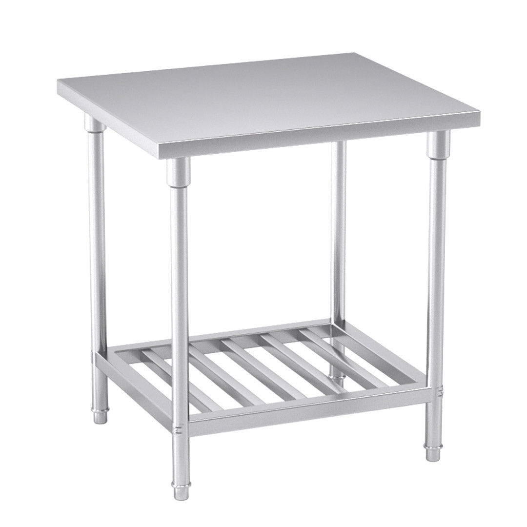 SOGA 80*70*85cm Commercial Catering Kitchen Stainless Steel Prep Work Bench Bench