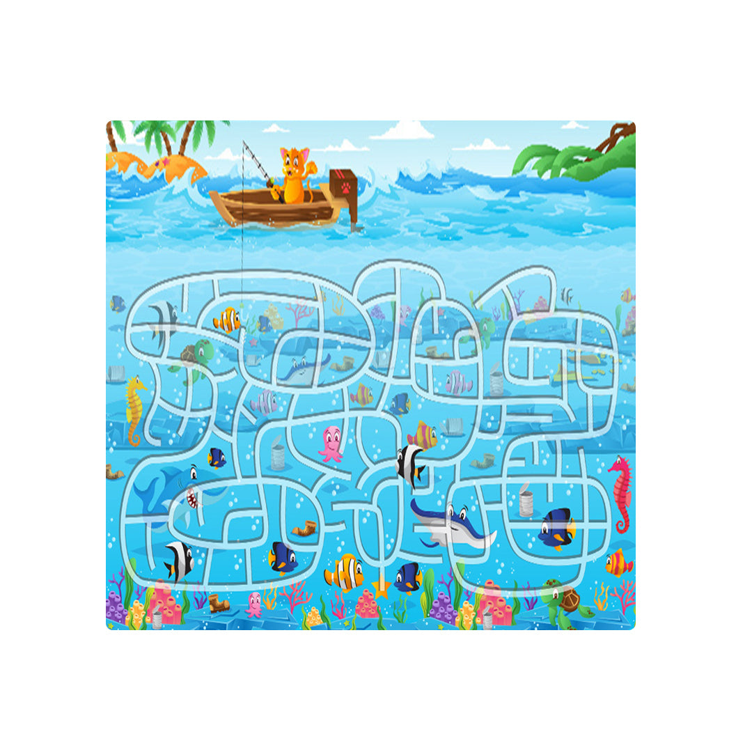 SOGA 2X 120cm Kids Rug Street Map Play Mat, Educational Baby Theme Park Area Rugs Rugs Rugs Rugs