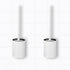 SOGA 2X 27cm Wall-Mounted Toilet Brush with Holder Bathroom Cleaning Scrub White