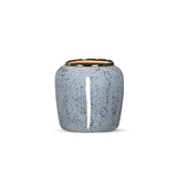 SOGA 21x22cm Grey Small Ceramic Flower Vase Elegant Living Room Home Decor