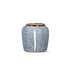 SOGA 21x22cm Grey Small Ceramic Flower Vase Elegant Living Room Home Decor