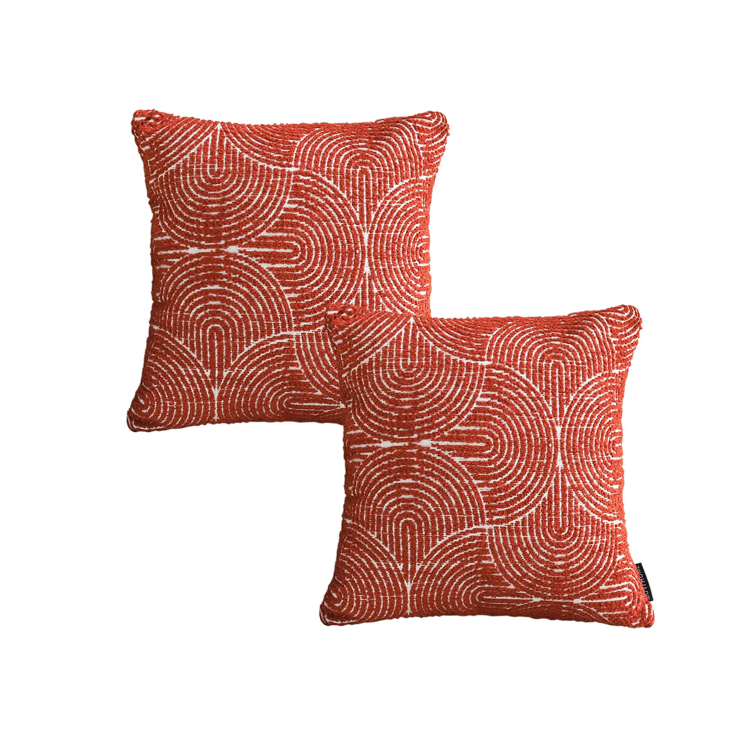 SOGA 2X 50Cm Red Oversized Pillow Perfect Cinnabar Outdoor/Indoor Lumbar Throw Pillow