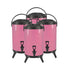 SOGA 4X 10L Stainless Steel Insulated Milk Tea Barrel Hot and Cold Beverage Dispenser Container with Faucet Pink
