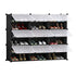SOGA 6 Tier 3 Column Shoe Rack Organizer Sneaker Footwear Storage Stackable Stand Cabinet Portable Wardrobe with Cover