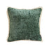 SOGA 45cm Jade Green Home aesthetic chenille texture tassel square Throw Pillow
