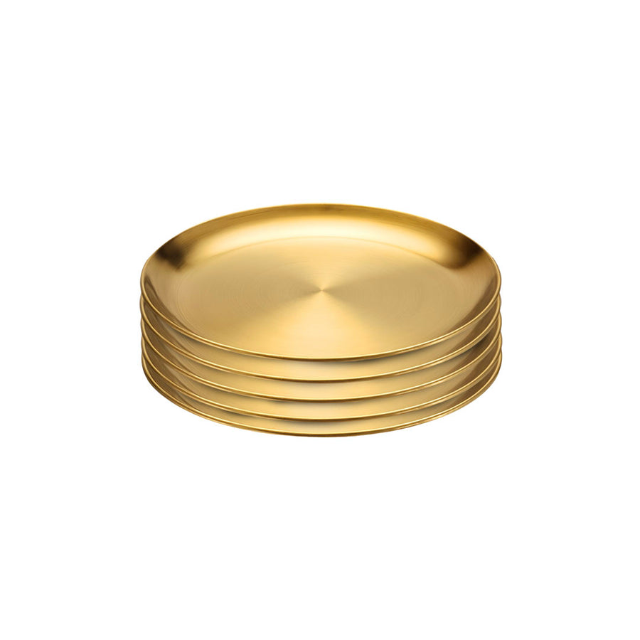 SOGA 14cm Premium Gold Grilling Plate  Durable, Heat Resistant Perfect for BBQs and Outdoor Cooking Kitchen Essential