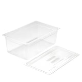 SOGA 200mm Clear Gastronorm GN Pan 1/1 Food Tray Storage with Lid