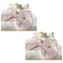 SOGA 2X 150x200cm Throw Blanket Bean Paste Pink Premium Milk Velvet Luxuriously Soft Cozy Bedding