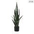 SOGA 97cm Sansevieria Snake Artificial Plants with Black Plastic Planter Greenery, Home Office Decor
