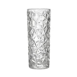 SOGA 14cmx30cm Heavy Duty Glass Vase Crystal Clear Design for Home Décor
