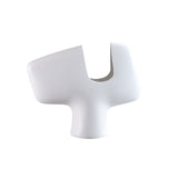 SOGA 44X35cm Ornament Modern Curved Decorative Vase Sculptural Accent for Unique Arrangements Home Decor