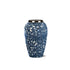 SOGA 30x19cm Blue Medium Ceramic Flower Vase Elegant Living Room Home Decor