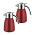 SOGA 2X 1.2LStainless Steel Insulated Vacuum Flask WaterBottle Red