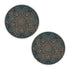 SOGA 2X 120cm Mandala Pattern Circle Area Rugs for Living Room Lounge, Anti-slip Doormat, Home Decor Decor