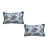 SOGA 2X 30cm Throw Pillow White &  Black Leopard Light Luxury Lumbar Decorative Cushion for Living Room