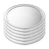 SOGA 6X 10-inch Round Aluminum Steel Pizza Tray Home Oven Baking Plate Pan