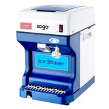 SOGA Ice Shaver Commercial Electric Stainless Steel Ice Crusher Slicer Machine 120KG/h