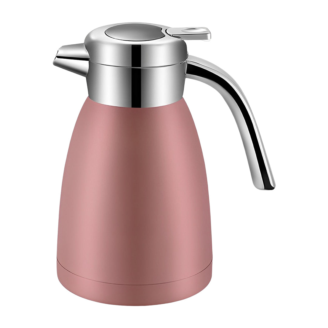 SOGA 2.2L Stainless Steel Insulated Vacuum Flask Water Coffee Jug Thermal Pink