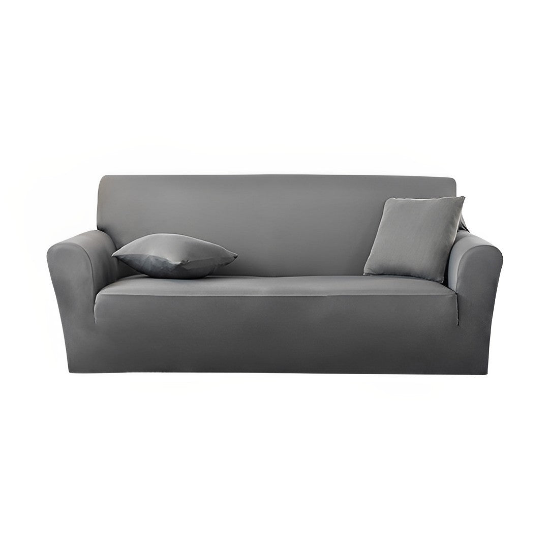 SOGA 3-Seater Grey Sofa Cover Couch Protector High Stretch Lounge Slipcover Home Decor