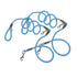 SOGA 2X 220cm Multifunction Hands-Free Rope Pet Cat Dog Puppy Double Ended Leash for Walking Training Tracking Obedience Blue