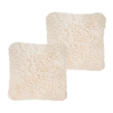 SOGA 2X 50CM Beige Pillow Plush Sofa Cushion, Soft Fabric, Modern Couch Velvet, Decorative Throw Pillow