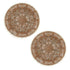 SOGA 2X 120cm Mandala Pattern Circle Area Rugs for Living Room Lounge, Anti-slip Doormat, Home Decor