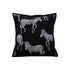 SOGA 50cm Throw Pillow  Black Light Luxury Zebra Square Pillow for Home Decor