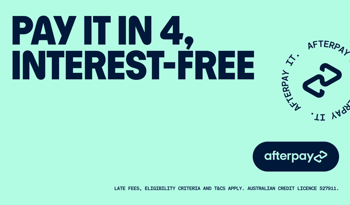 Pay It In 4 Interest Free Payments - AfterPay It