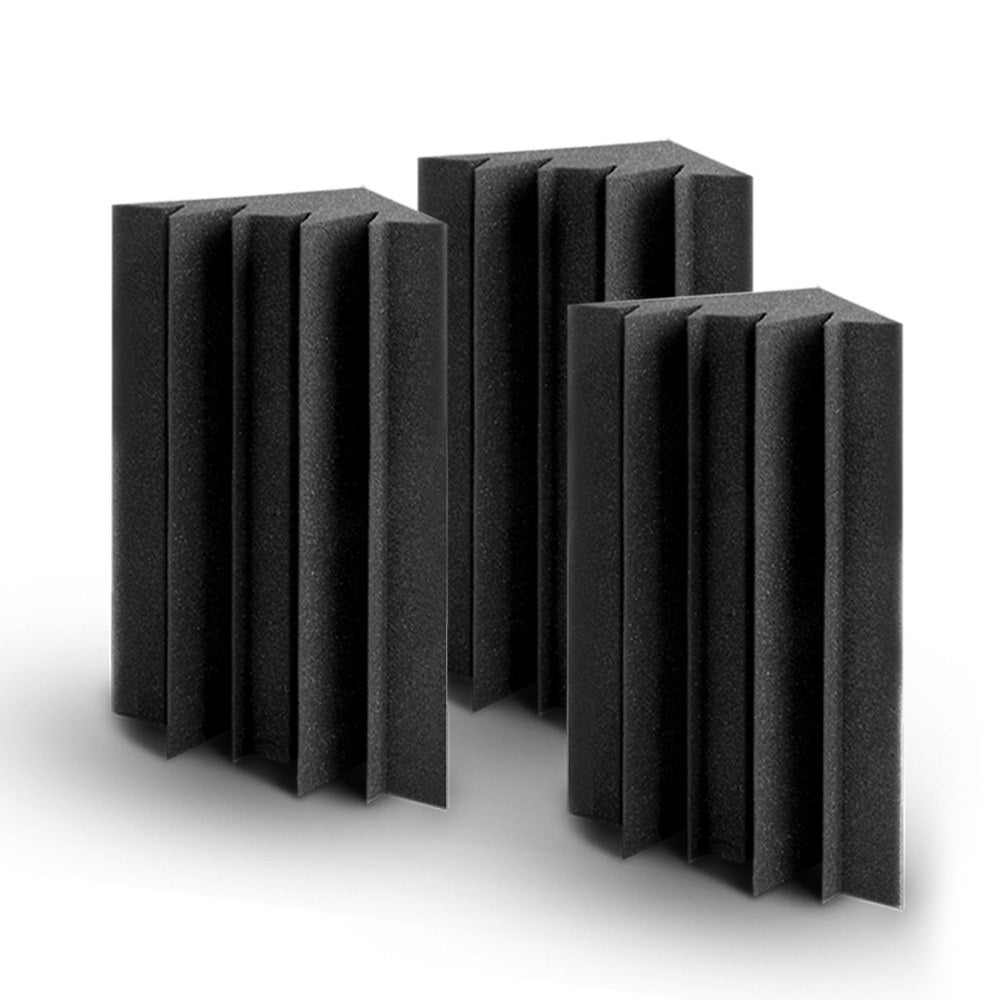 Alpha Acoustic Foam 20pcs Corner Bass Trap Sound Absorption Proofing Treatment