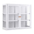 Artiss Buffet Cabinet Sideboard Wall Mounted Clear Display Storage 60cm White