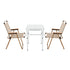 Weisshorn 3pc Camping Table Chair Set Outdoor Folding Aluminium Portable Picnic