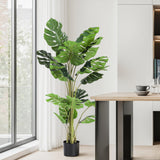 Artiss 140cm Artificial Monstera Tree Faux Trees Indoor Decor Artificial Plants Lifelike Plant 1.4M