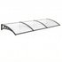 Instahut Window Door Awning 0.8mx3m Transparent