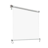 Instahut 1.5X2.4M Outdoor Blinds Clear Roll Down Awning Retractable Outdoor Blinds Water Wind Proof Transparent