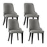 Artiss Dining Chairs Set of 4 Linen Fabric Grey