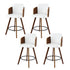 Artiss Wooden Bar Stools Swivel Kitchen Counter Stool Chair 58cm Seat Height