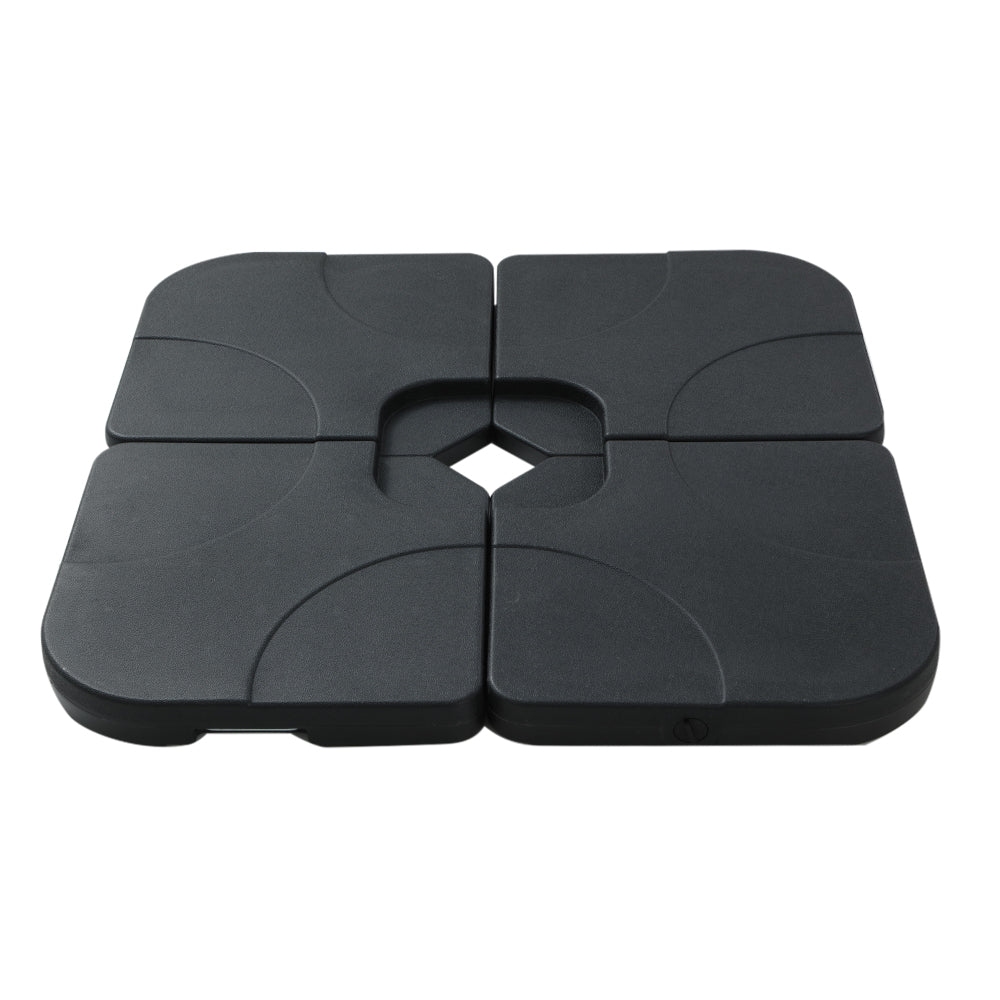 Instahut Outdoor Umbrella Base 50cm 4 Plates Stand Pod Cantilever