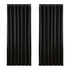 Artiss 2X Blockout Curtains Eyelet 240x230cm Black Shine