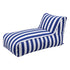 Artiss Outdoor Bean Bag Chair Cover (No Filler) Splash-Proof Beanbag Lounge Sofacover Stuffed Animal Storage Bean Bag Cover for Patio Poolside Relaxing, Blue