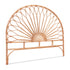 Artiss Bed Headboard Queen Bedhead Rattan - MARI Pine