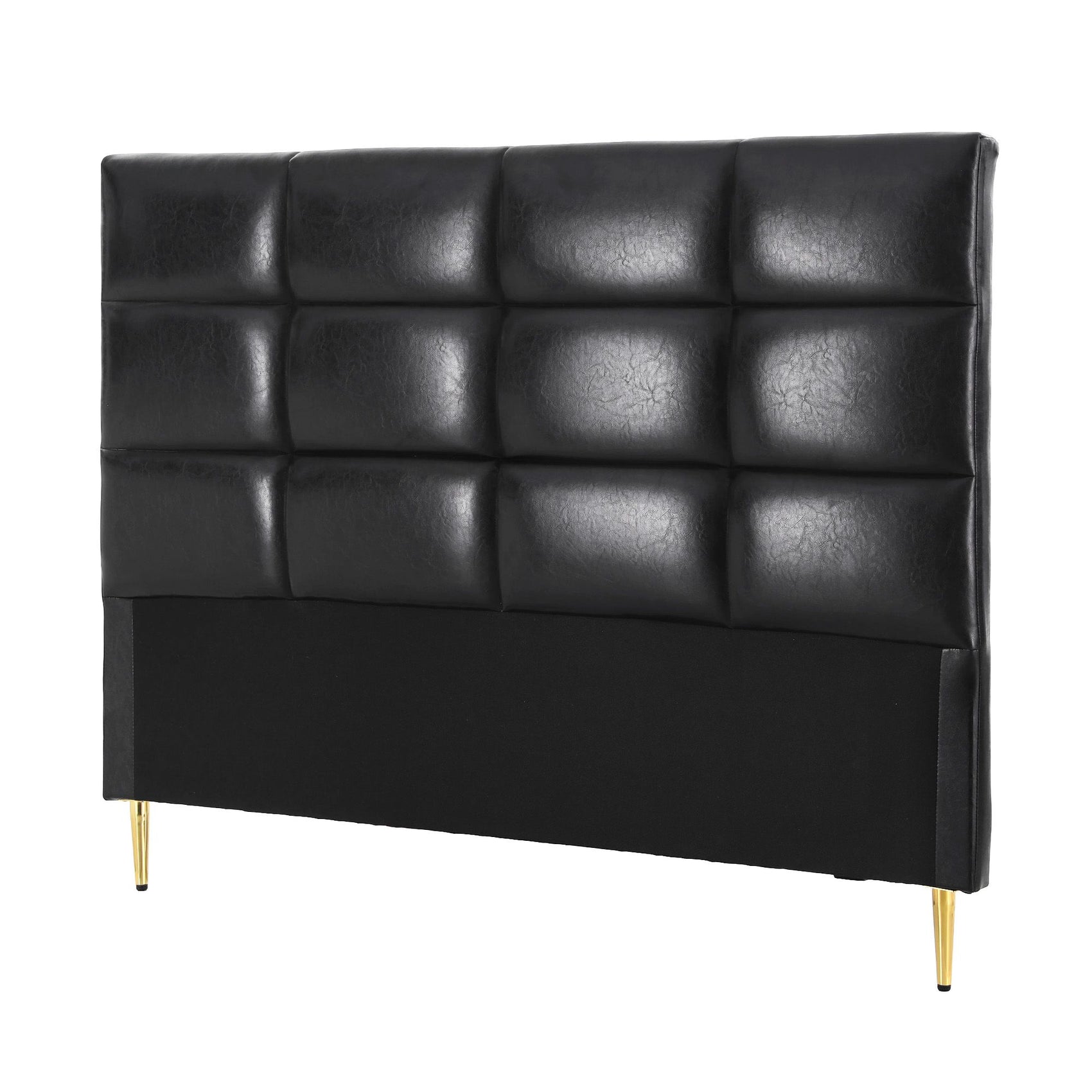 Artiss Bed Headboard Queen Bedhead PU Leather Black